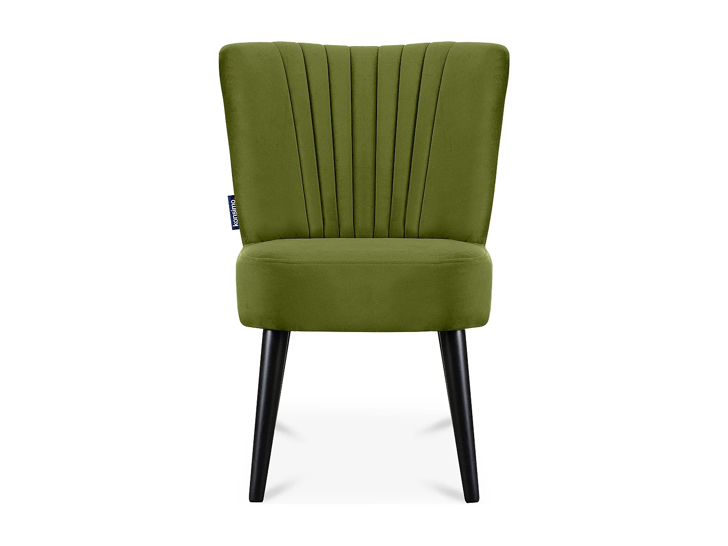 Einzelsessel - Olive/Schwarz - DUCO