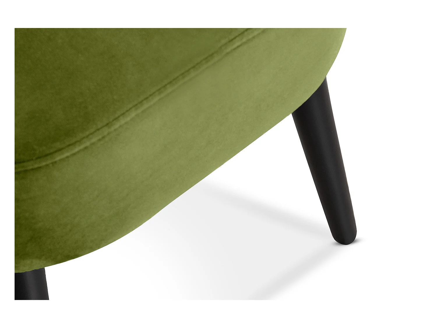 Einzelsessel - Olive/Schwarz - DUCO