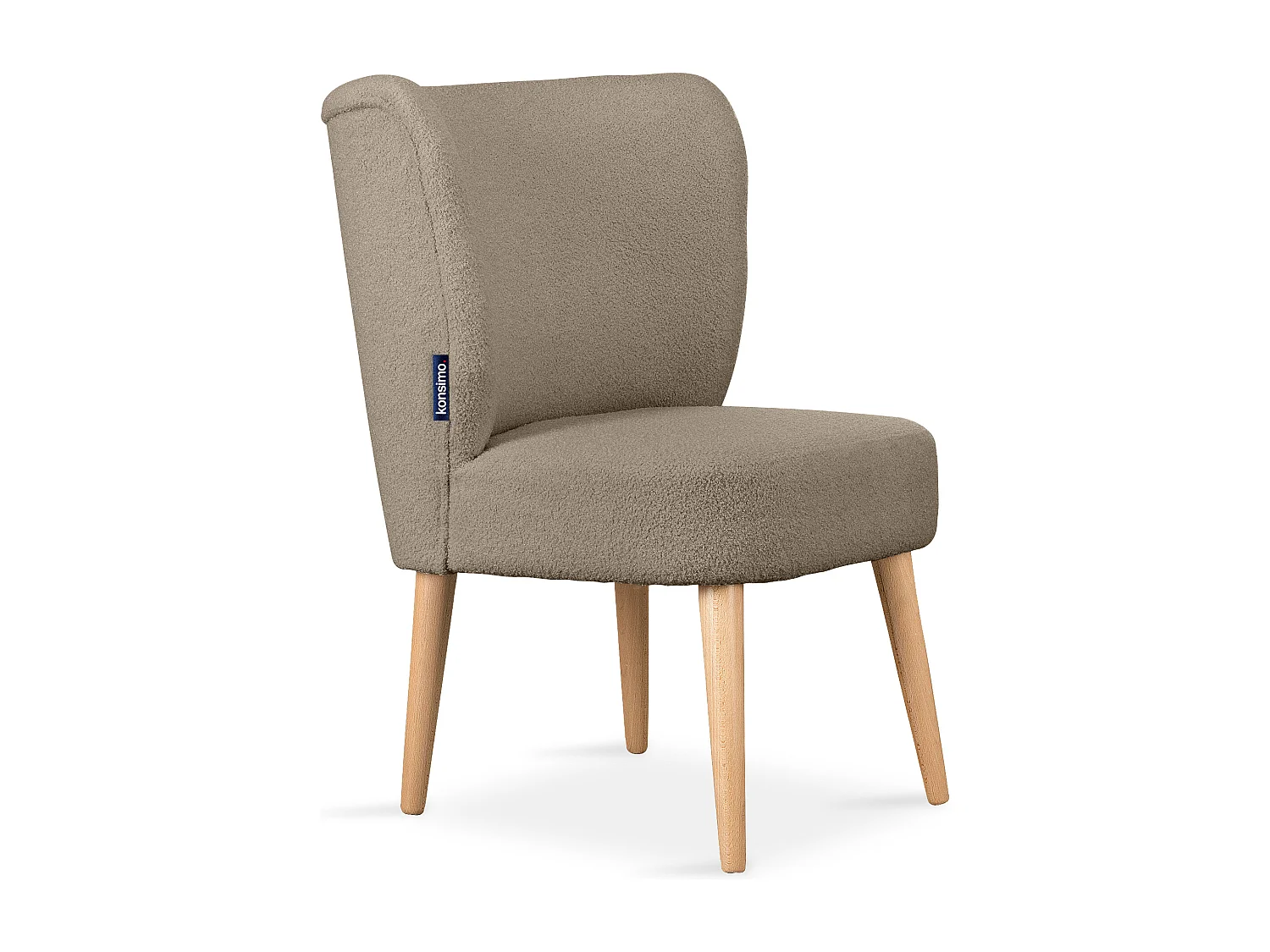 Einzelsessel - Hellbraun/Buche Dekor - APPA