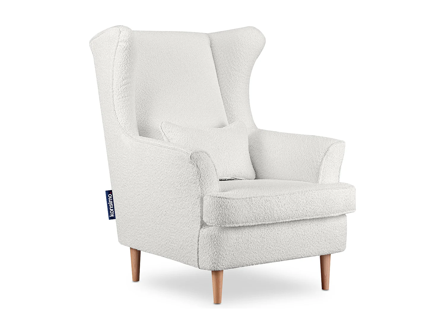 Ohrensessel - Weiß - STRALIS