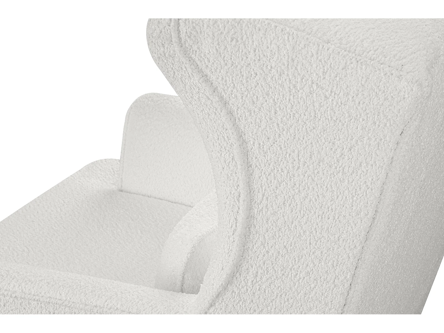 Ohrensessel - Weiß - STRALIS