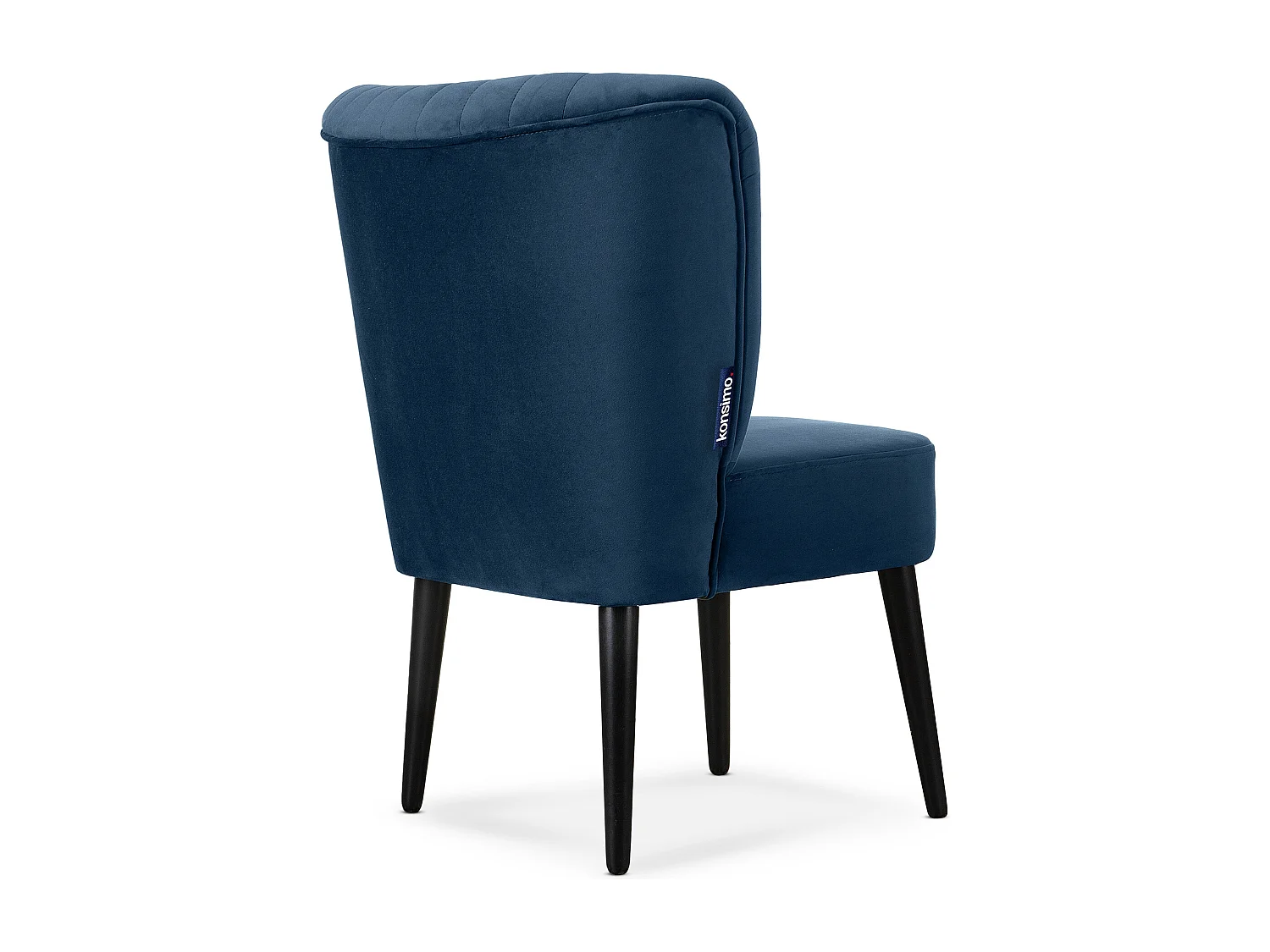 Einzelsessel - Marineblau/Schwarz - DUCO