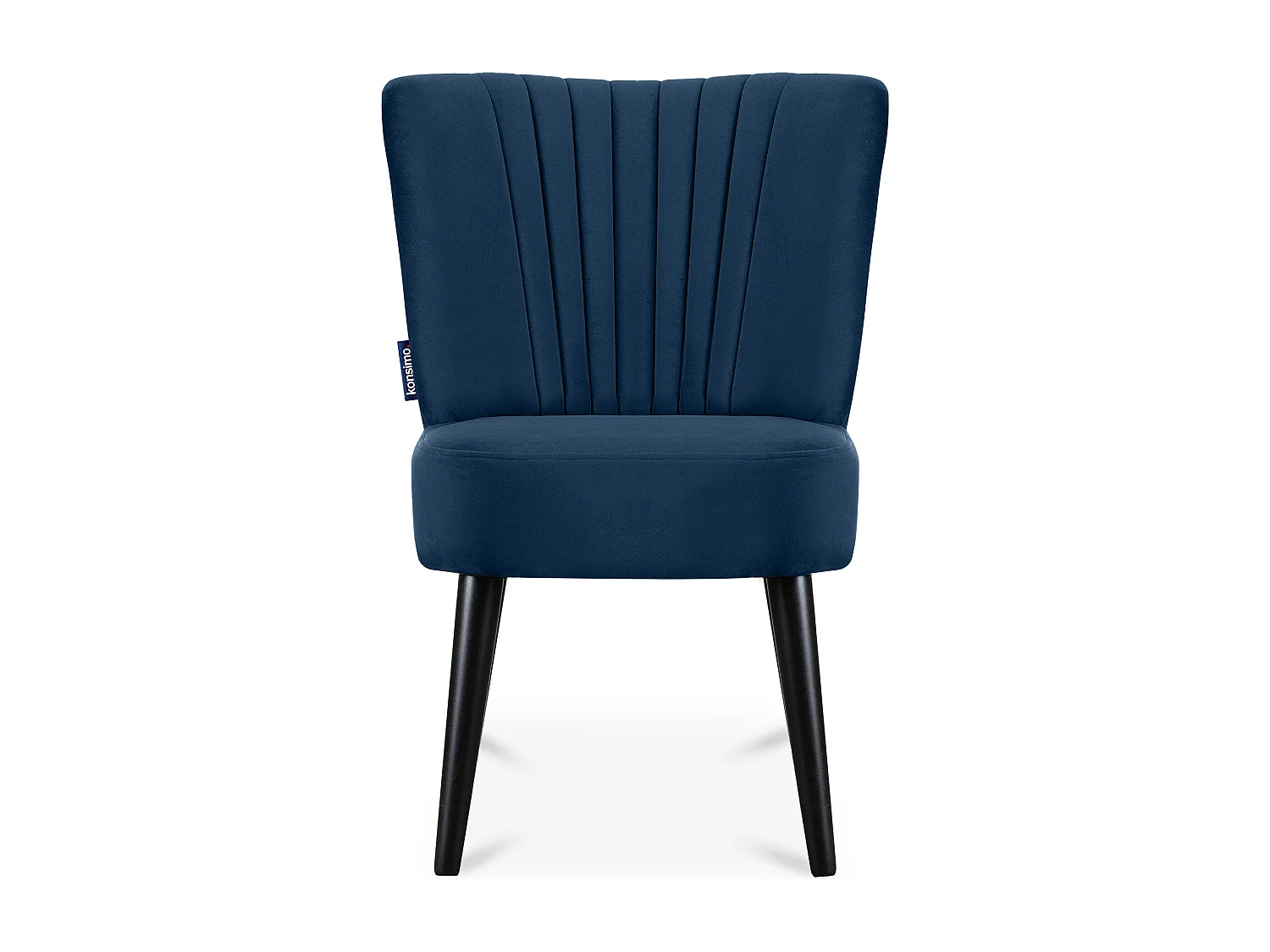 Einzelsessel - Marineblau/Schwarz - DUCO