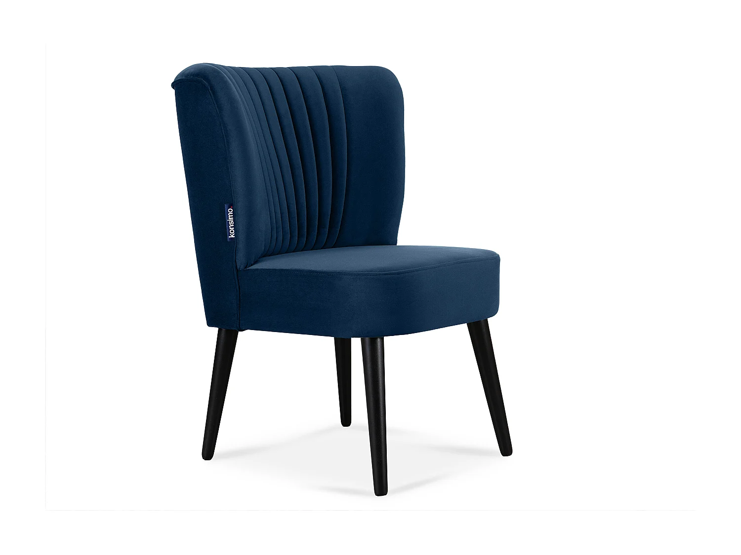 Einzelsessel - Marineblau/Schwarz - DUCO