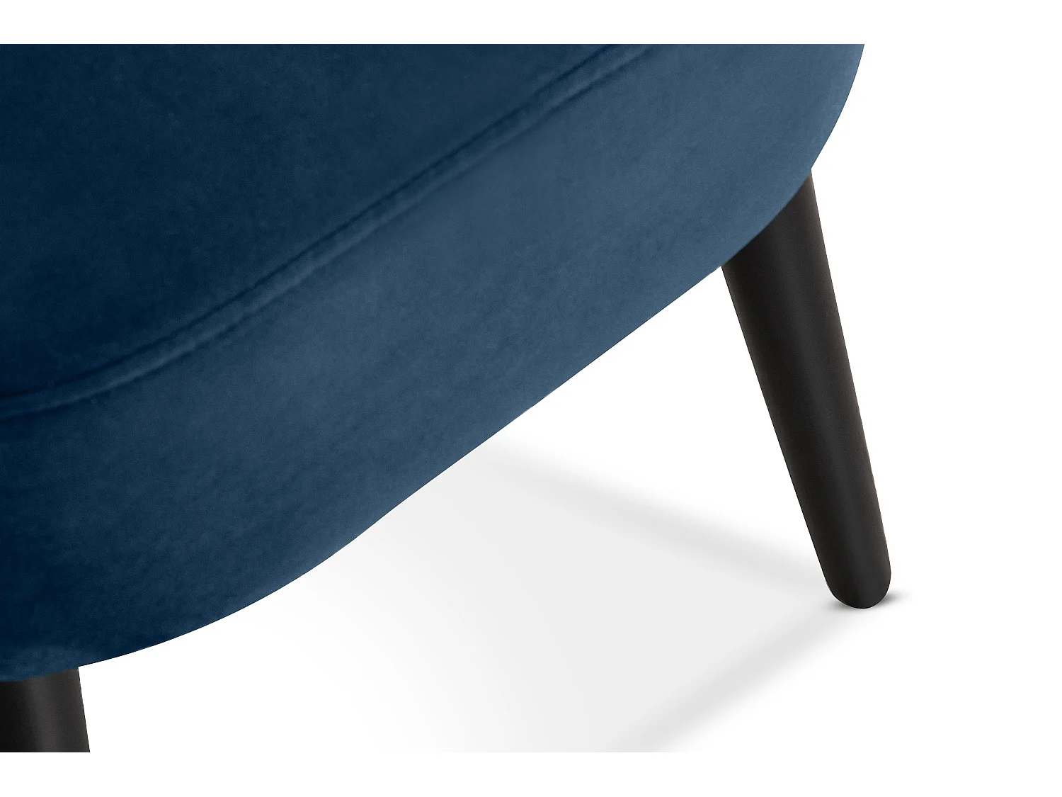 Einzelsessel - Marineblau/Schwarz - DUCO