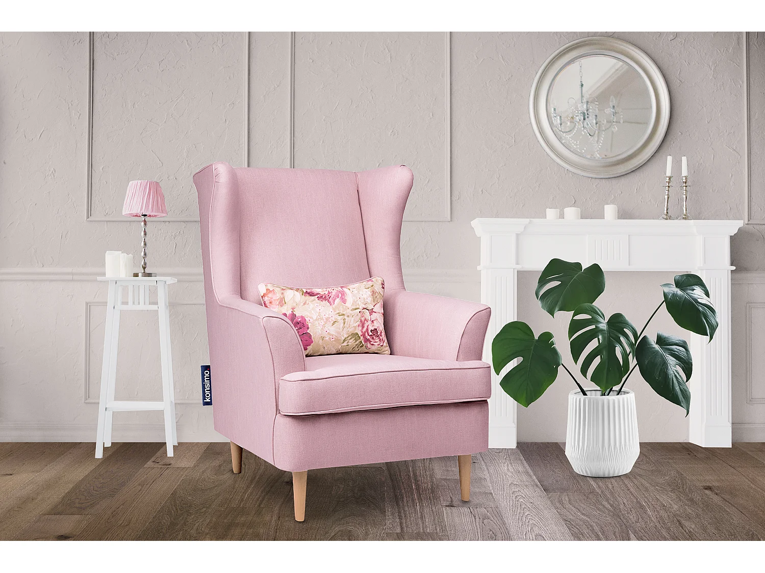 Ohrensessel - Rosé - STRALIS