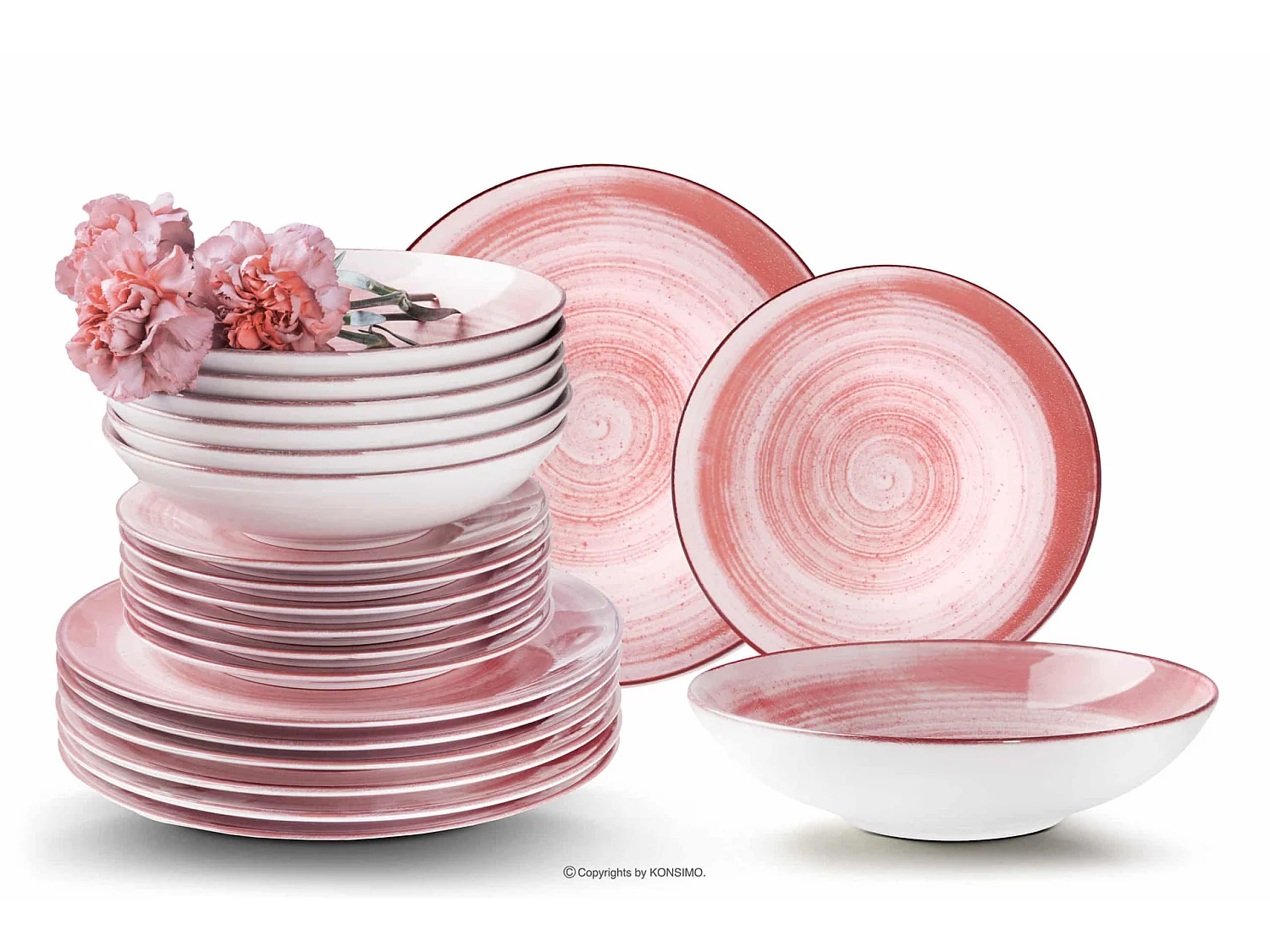 Tafelservice LINARI (36er-Set) - koralle - LINARI