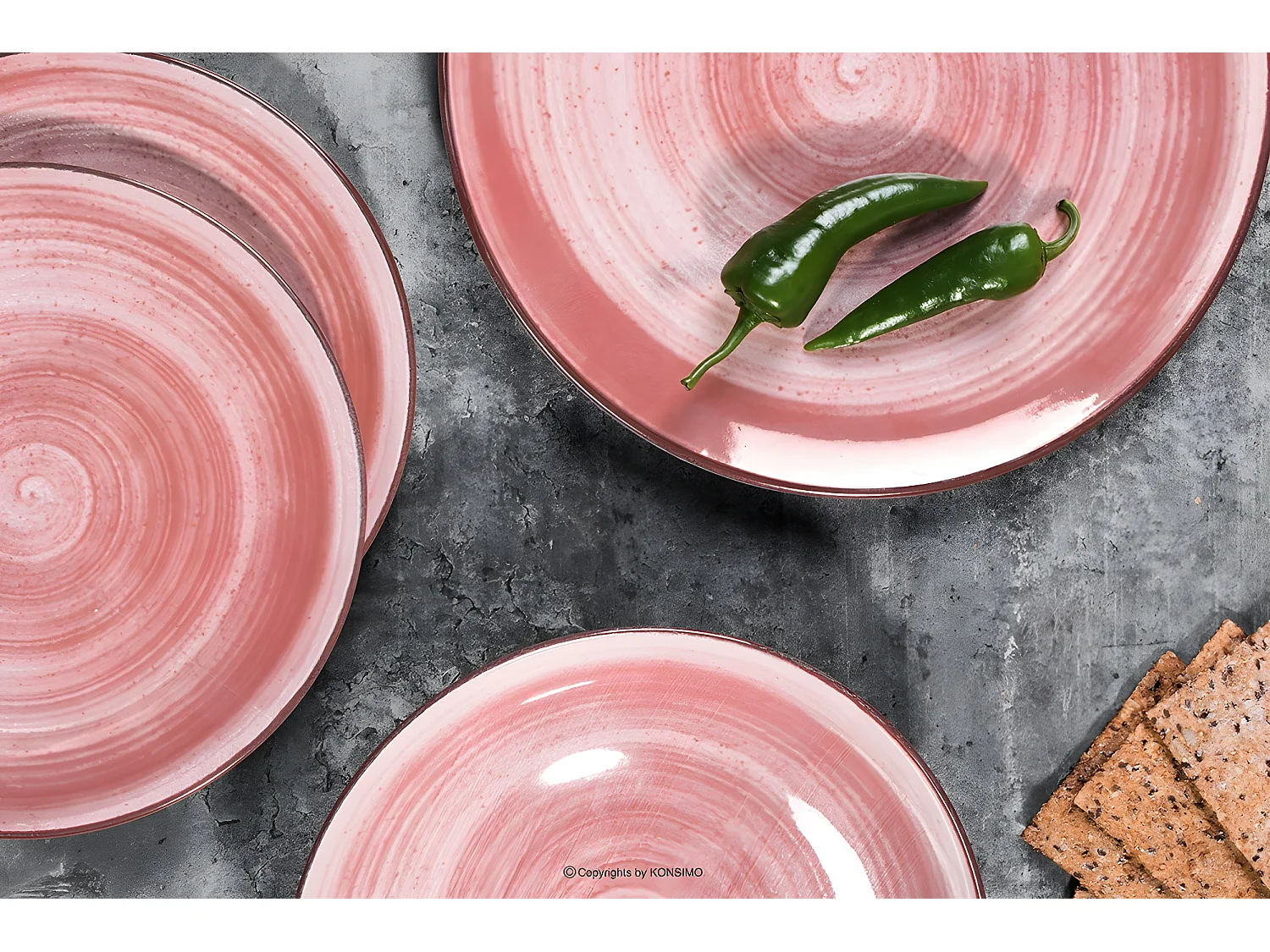 Tafelservice LINARI (36er-Set) - koralle - LINARI