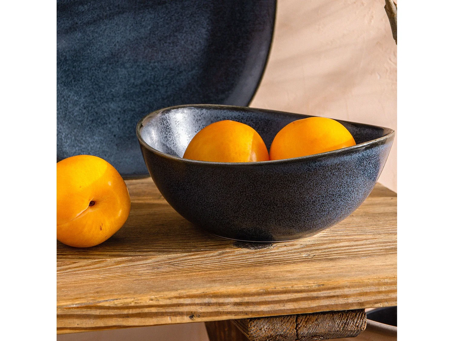 Frühstücksset (12er-Set) - schwarz / graphit / marineblau - TIME BLACK