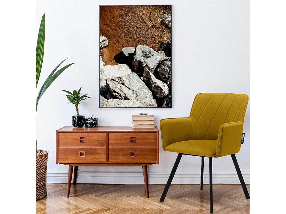 Esszimmerstuhl (2-tlg) - Honiggelb - PYRUS