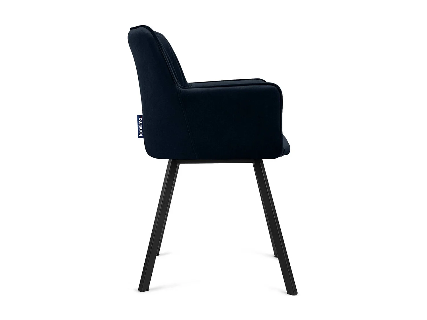 Esszimmerstuhl (2-tlg) - Marineblau - PYRUS