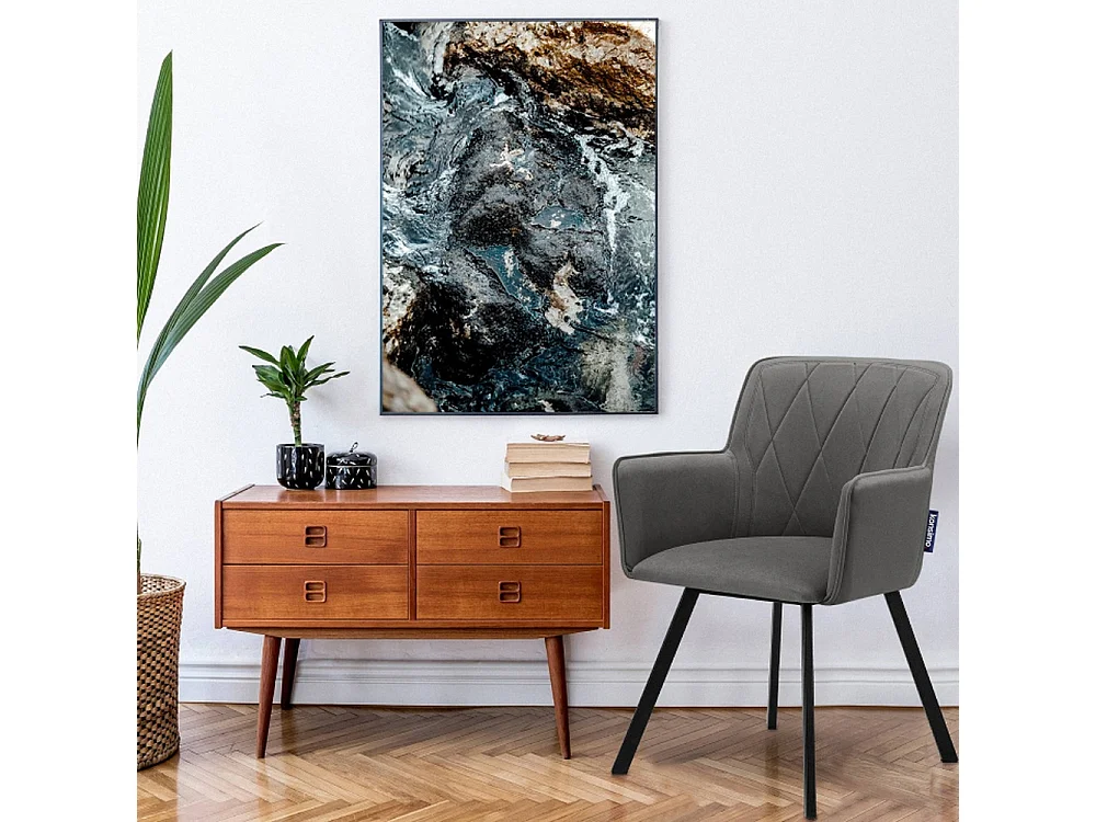 Esszimmerstuhl (2-tlg) - Grau - PYRUS