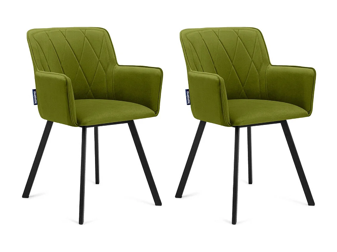 Esszimmerstuhl (2-tlg) - Olive - PYRUS