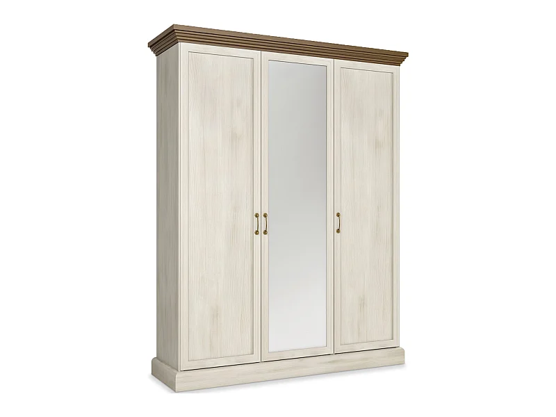 Kleiderschrank - Cremeweiß - ARVEN