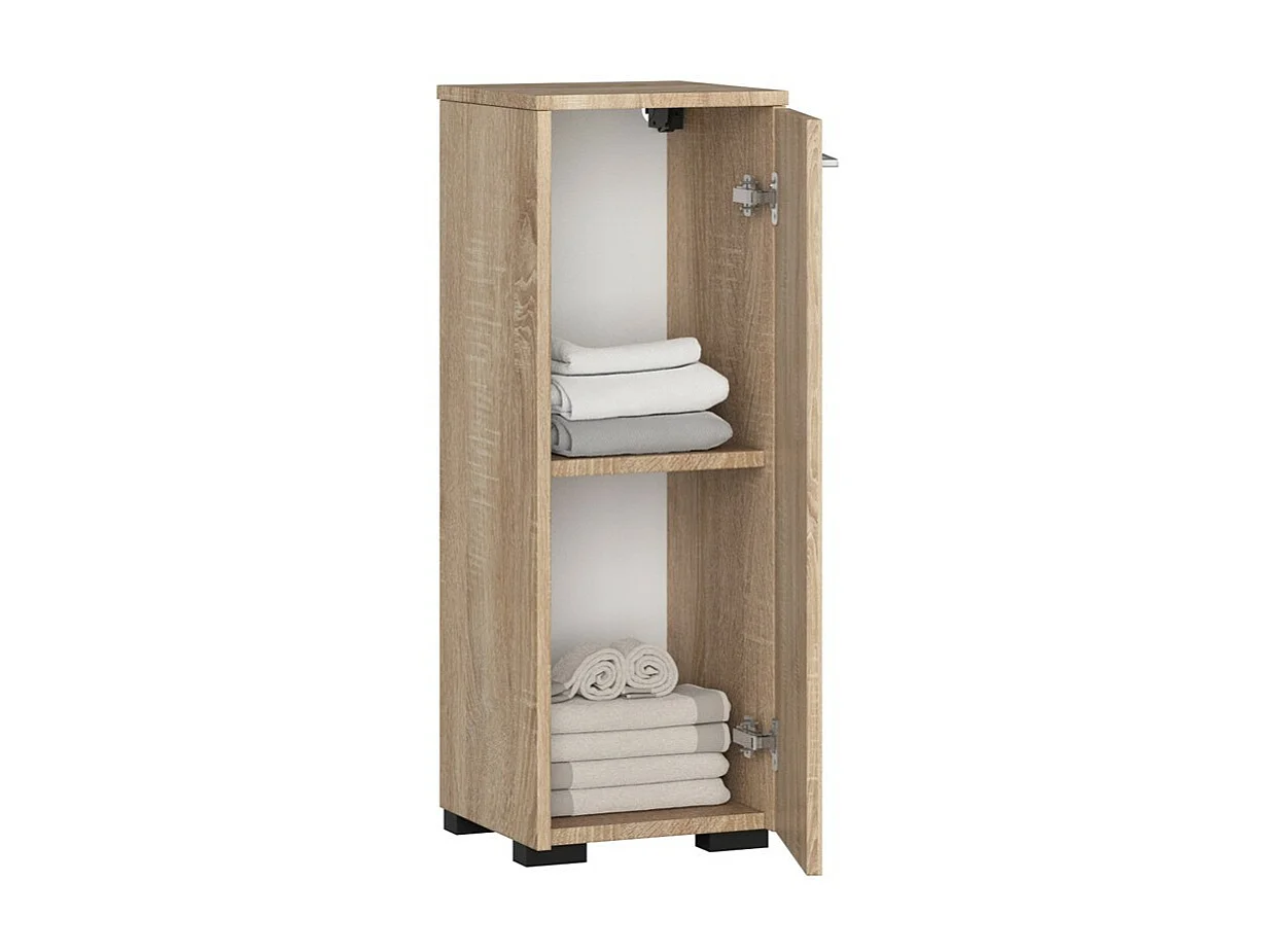 Vrijstaande Badkamerkast FIN S30 1D Eiken Sonoma