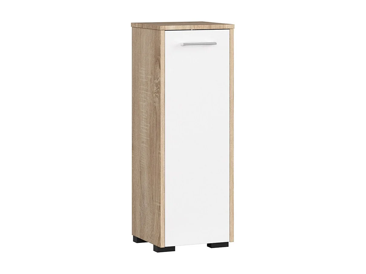 Vrijstaande Badkamerkast FIN S30 1D Eiken Sonoma/Wit