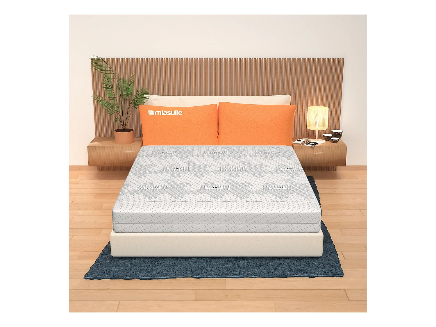 Materasso Sfoderabile Matrimoniale 160x190, alto 20 cm - Indeformabile, a 7 zone differenziate. Enduro