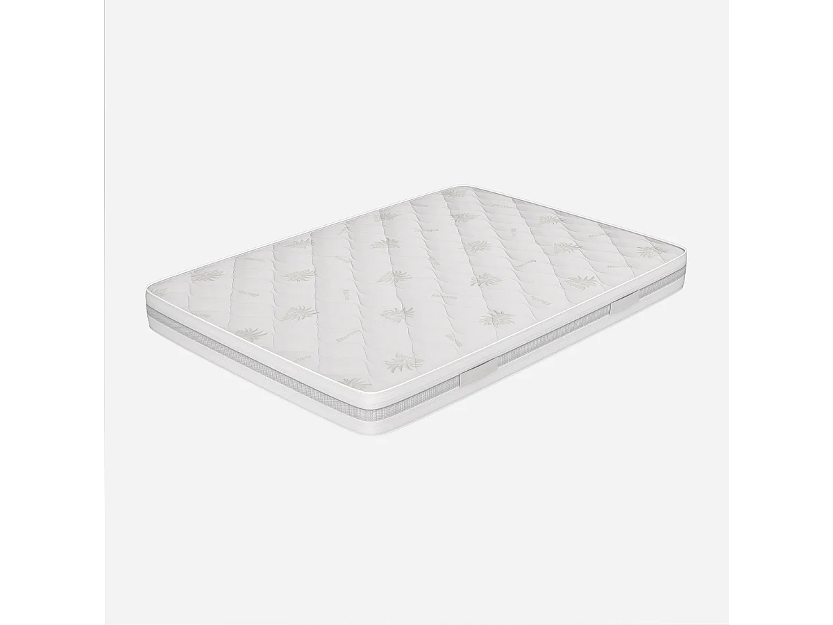Matratze 120x190 24 cm hoch - Waterfoam, Abziehbar, Bezug aus Aloe Vera | Goemon