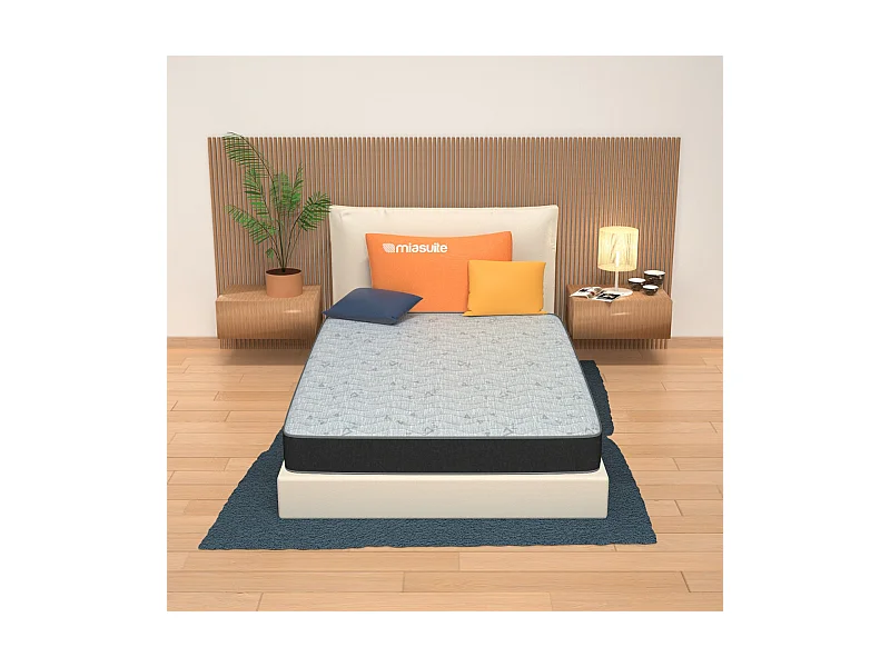 Matratze 120x190 Höhe 22 cm, Waterfoam, Hypoallergen, Milbenhemmend, Atmungsaktiv | Summit H22