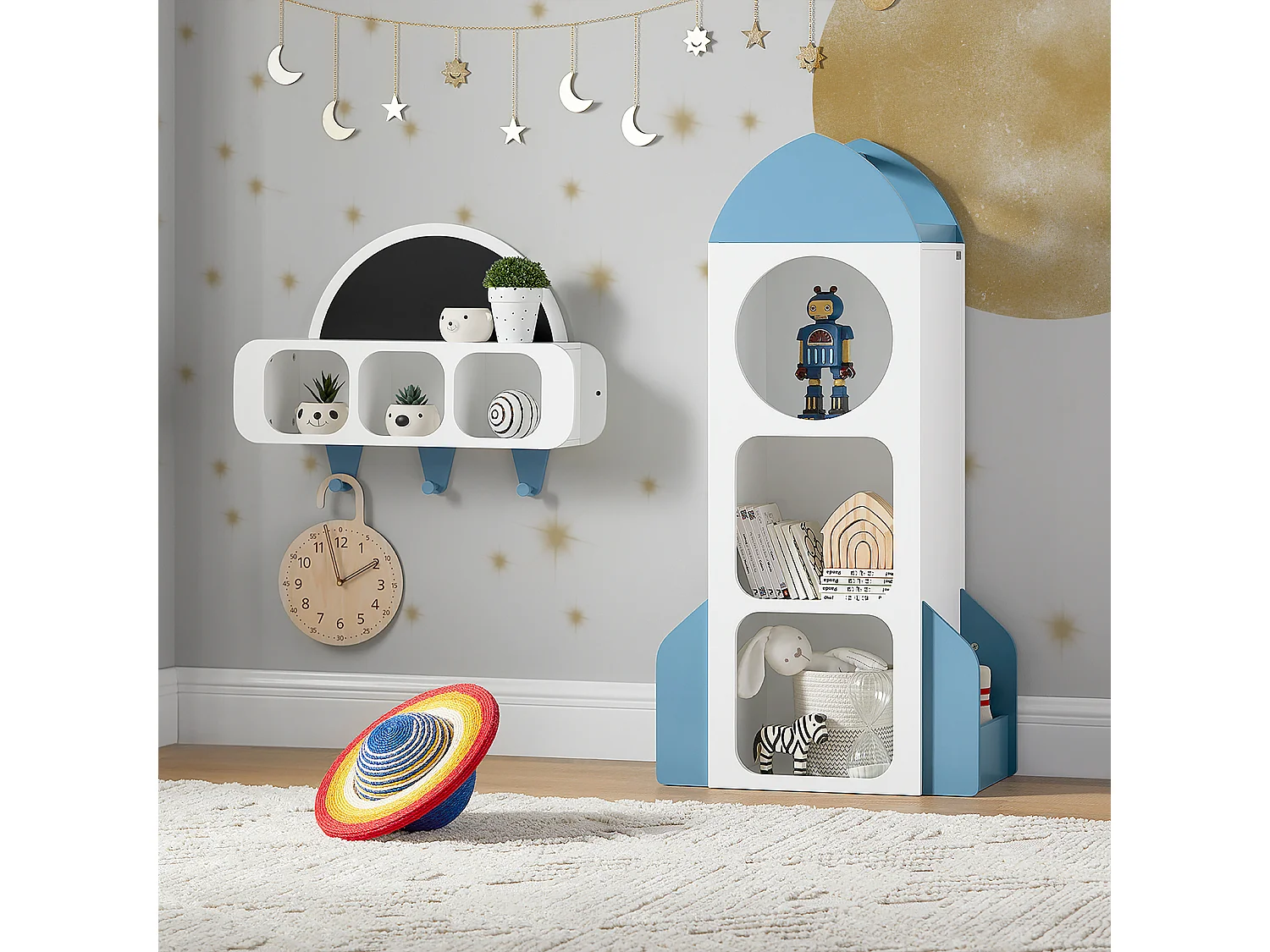 Kinderregal KMB87-W 32 x 120 x 61 cm