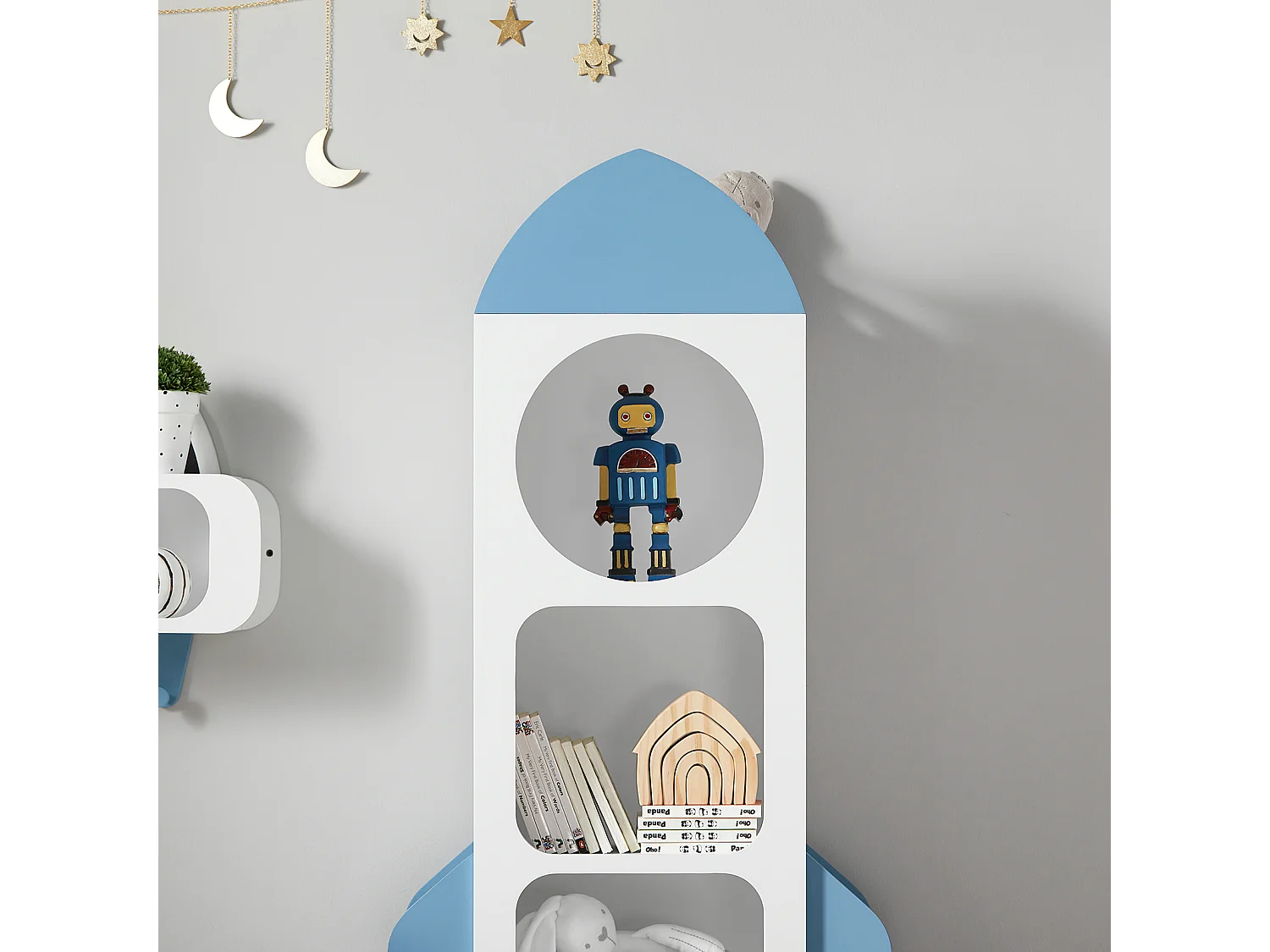 SoBuy armário de criança, armário de livros infantis, armário infantil KMB86-W