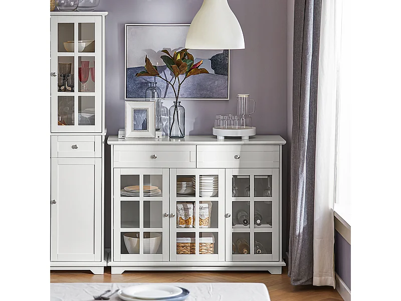 SoBuy armário com rodas, armário de cozinha, carrinho de cozinha FSB77-W