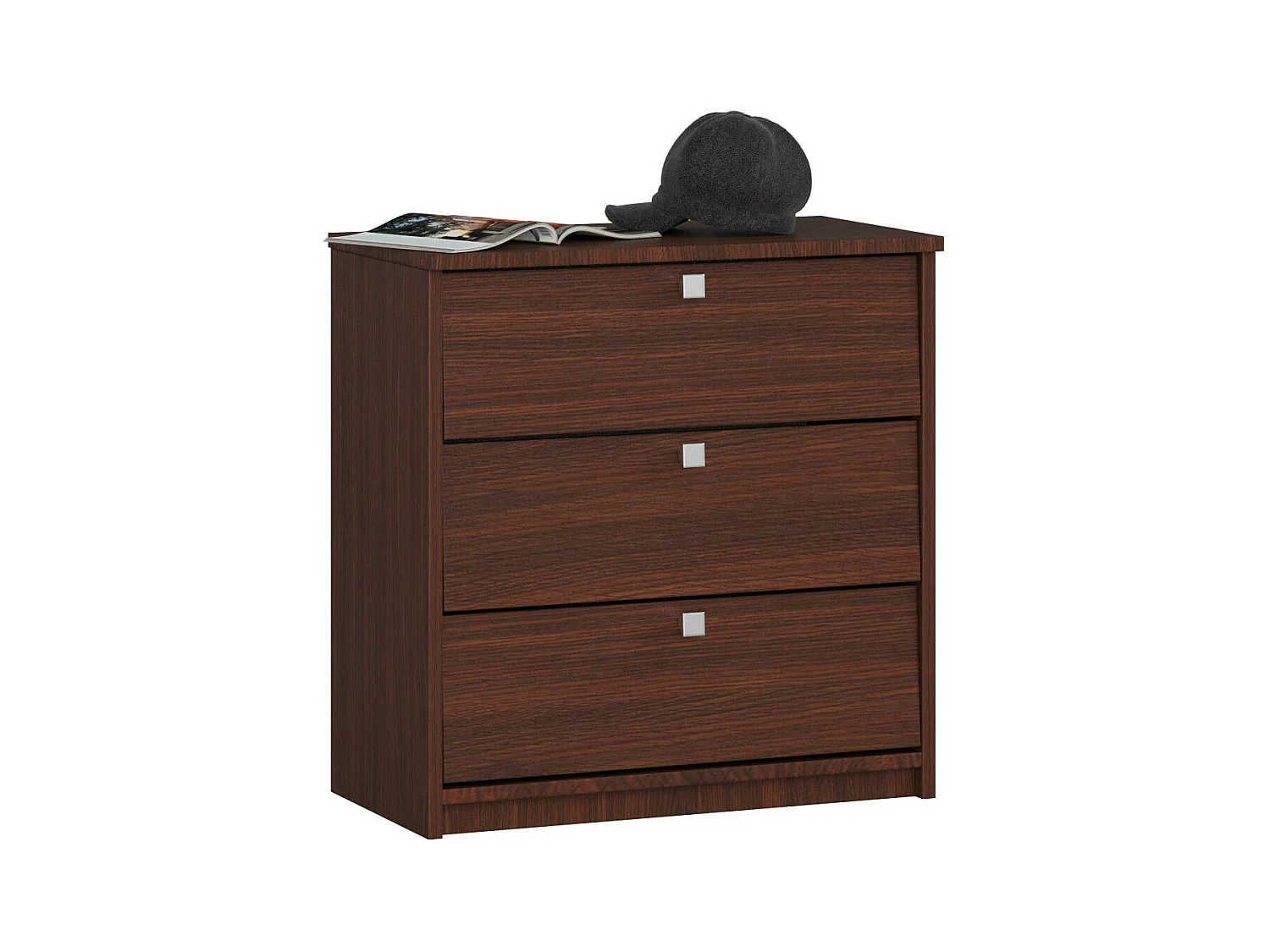 Scarpiera AKORD MINI Wengé 60 cm 3 ante 60x31x62 cm