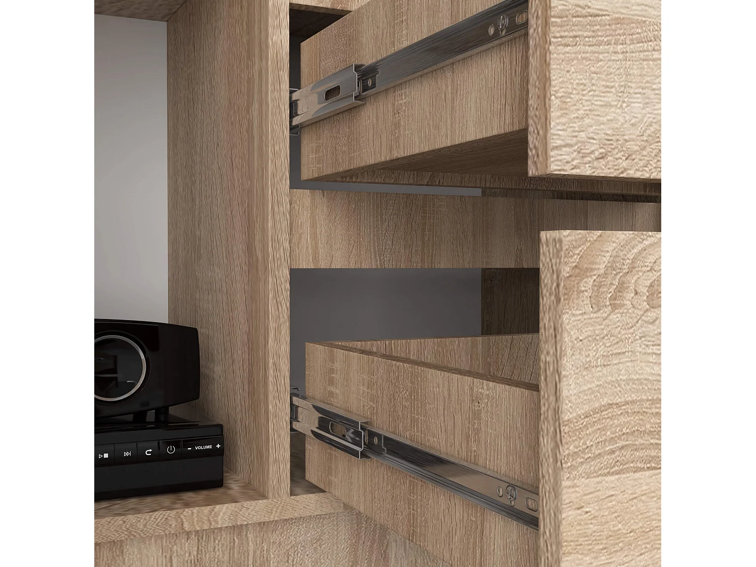 Armadio da ufficio AKORD R11 Sonoma Quercia 80 cm 2 ante 2 cassetti 80x35x180 cm