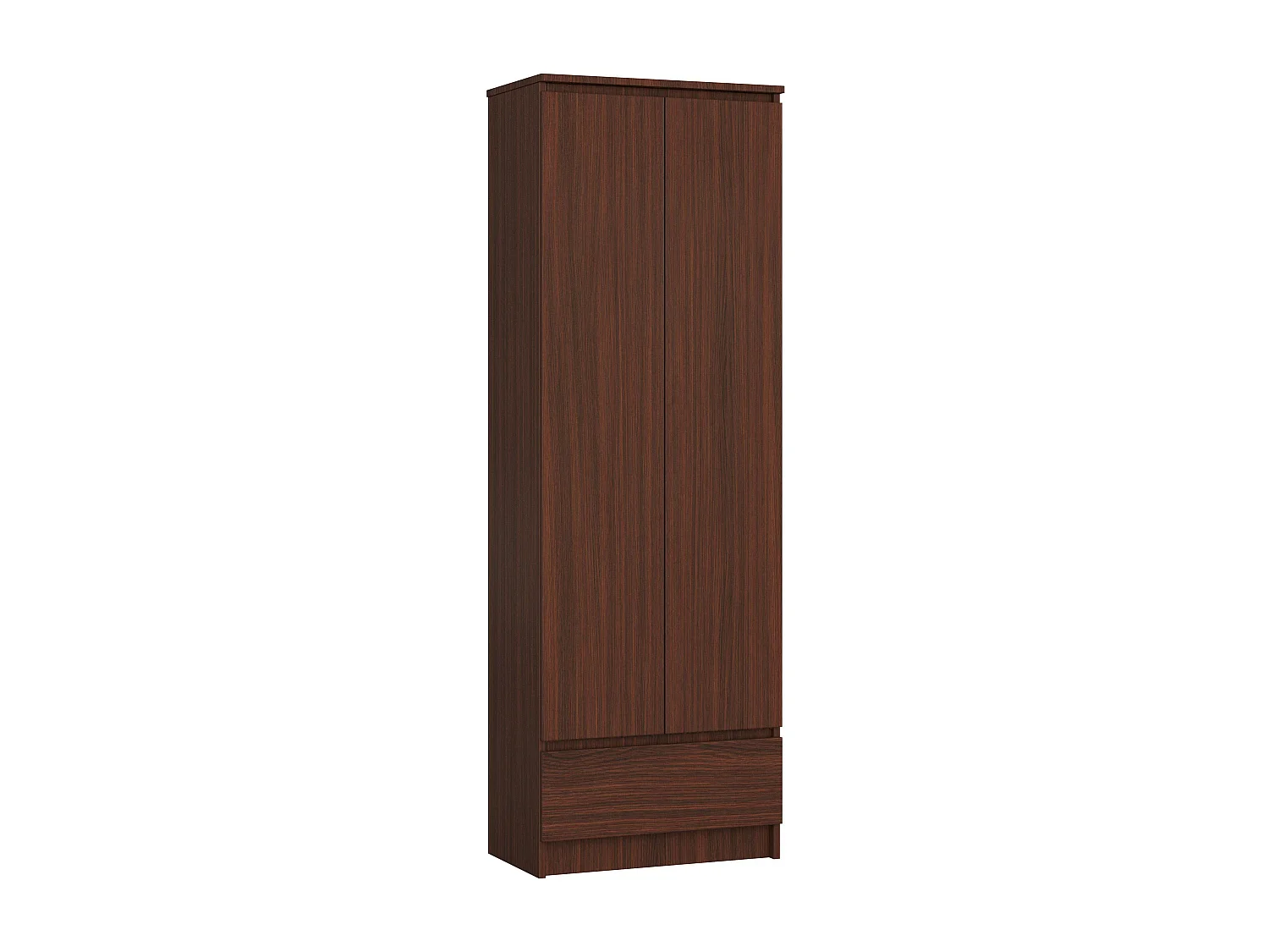 Büroregal AKORD R60 Büroschrank Aktenschrank Wenge 60 cm 2 Türen Schublade 4 Ebenen B60 x H180 x T35 cm