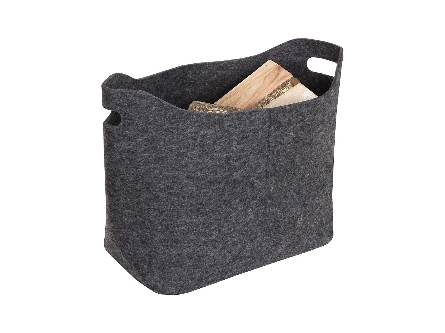 Panier en feutre MCW-C35,  gris foncé