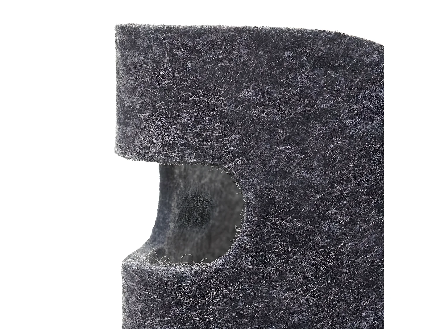 Panier en feutre MCW-C35,  gris foncé