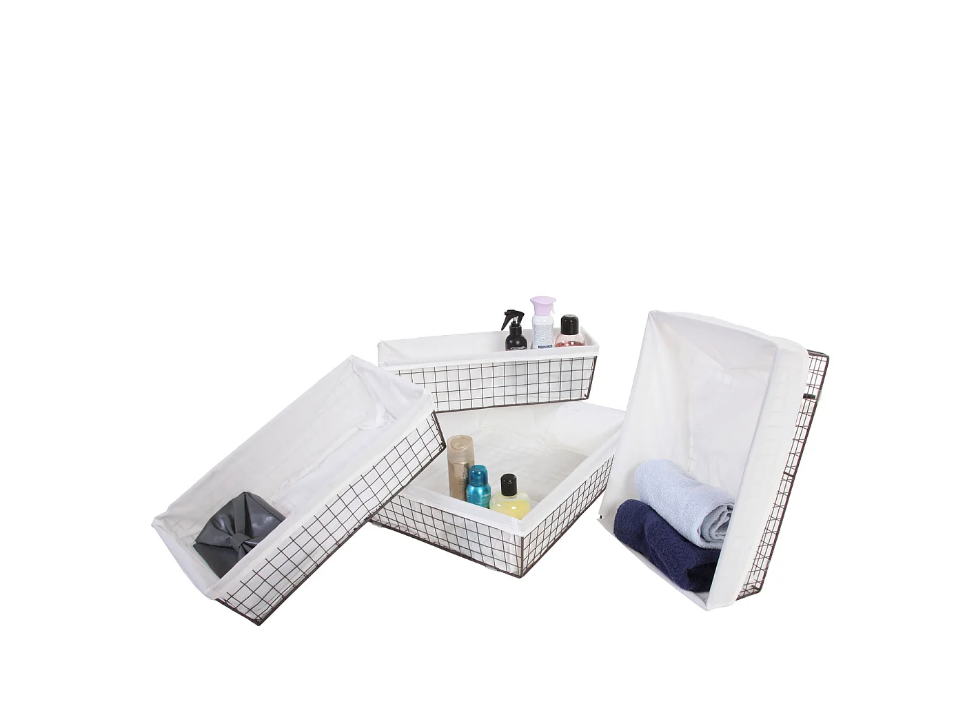 Cesta estante Aarau, (set de 4)