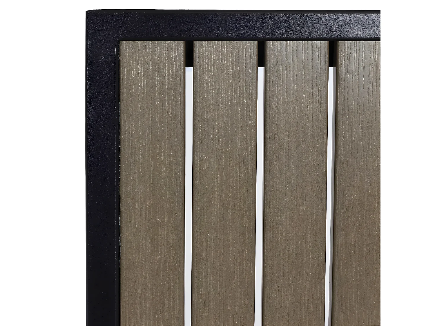 Set de 2 chaises de jardin + table de jardin MCW-J95,  noir, gris