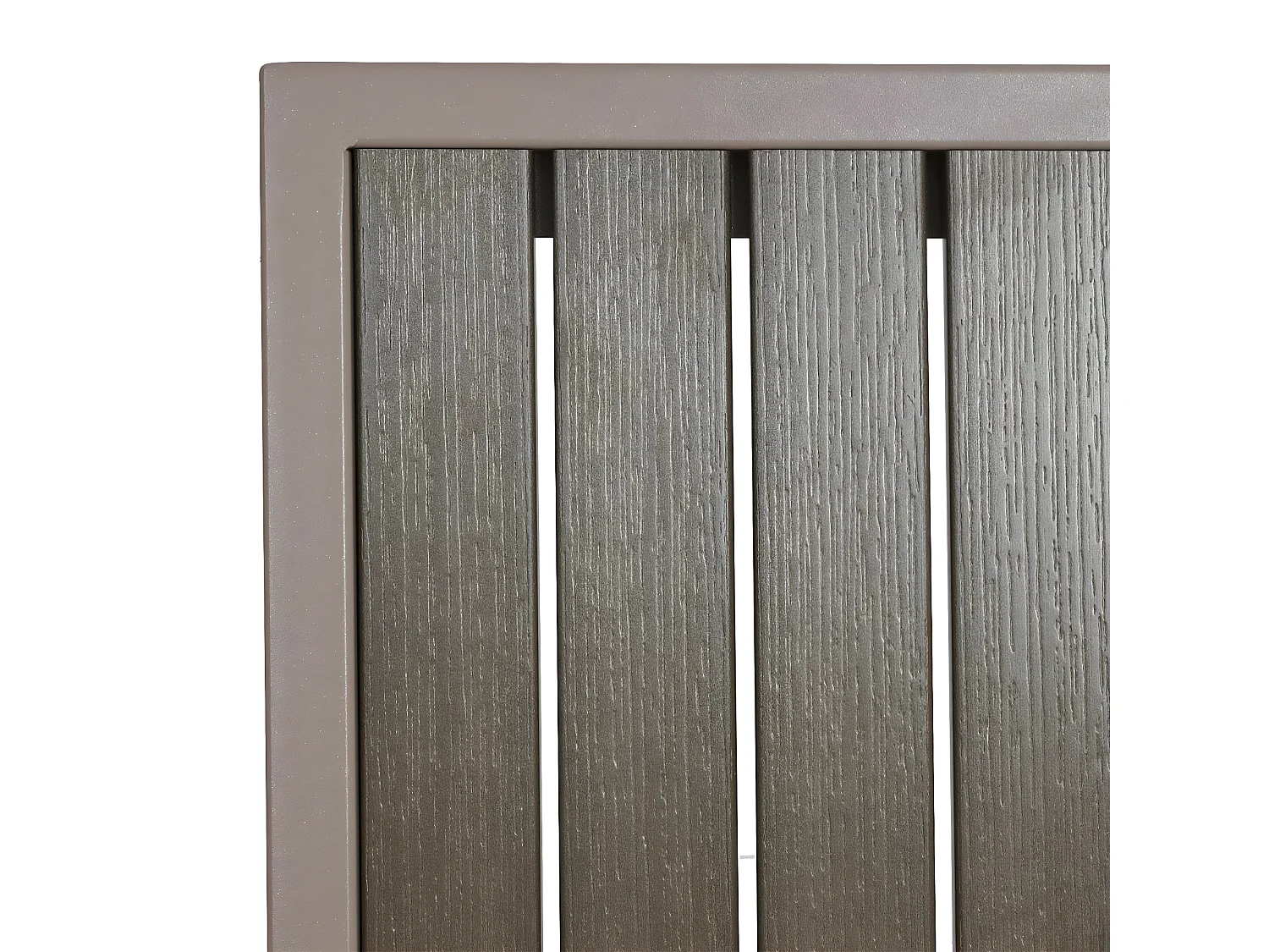 Set de 2 chaises de jardin + table de jardin MCW-J95,  champagne, gris