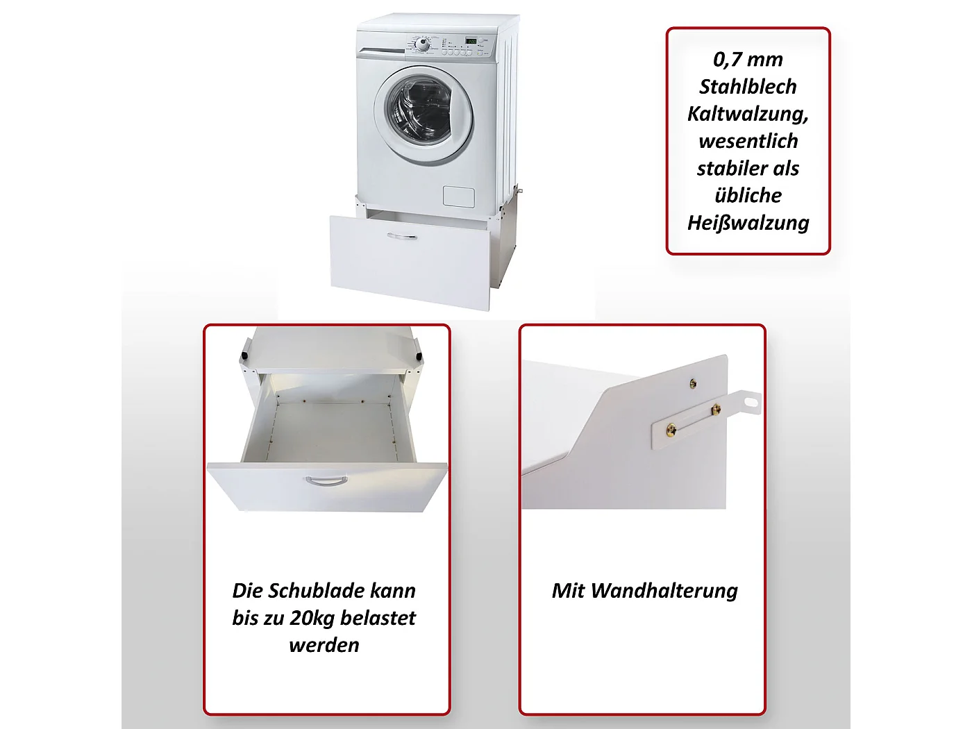 Wasmachine onderkast MCW-E50