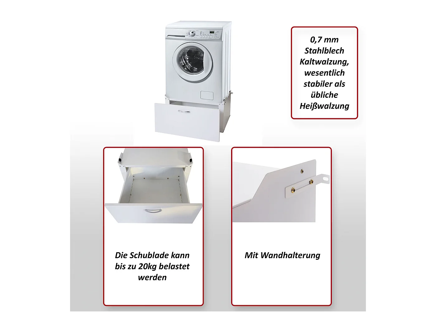 Wasmachine onderkast MCW-E50