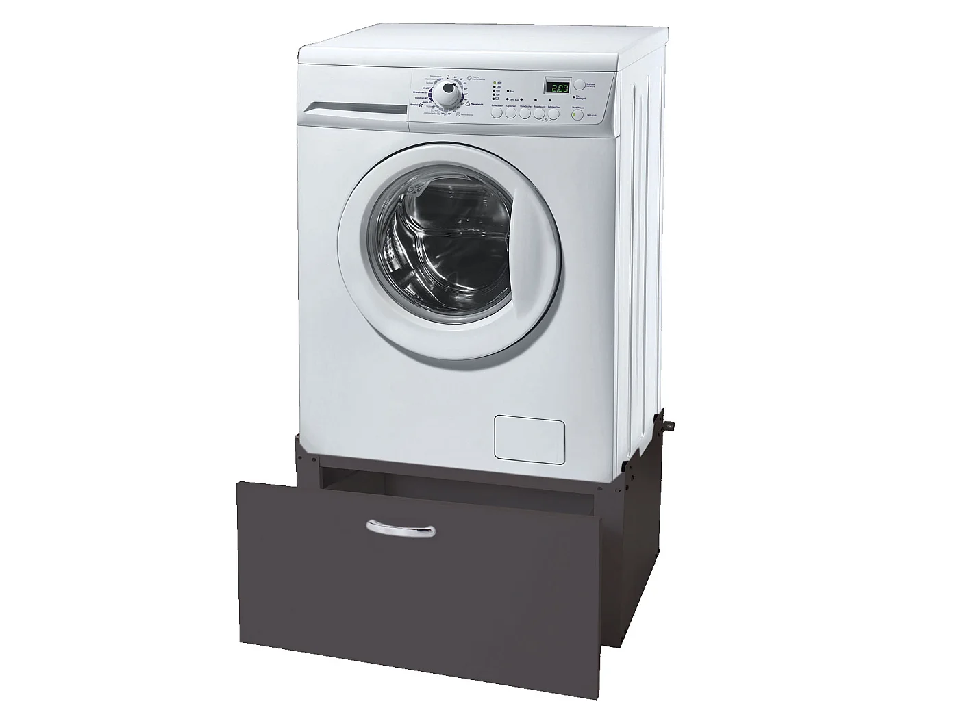 Meuble bas pour machine à laver MCW-E50,  noir