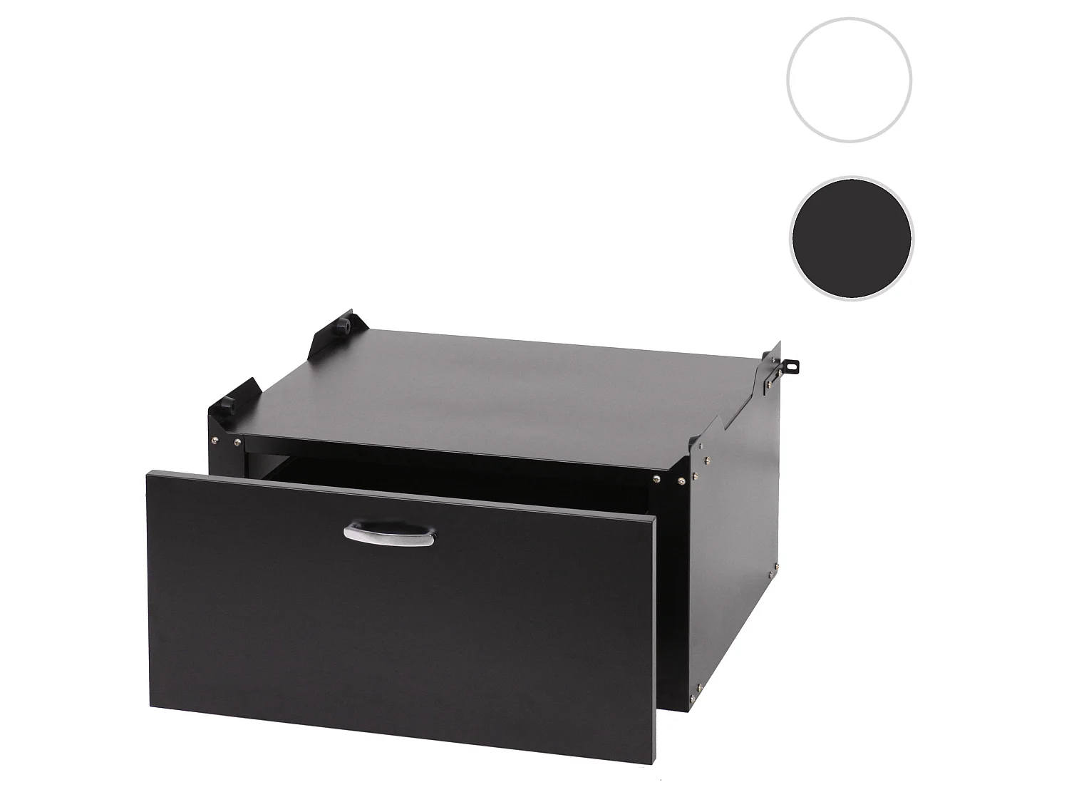 Meuble bas pour machine à laver MCW-E50,  noir