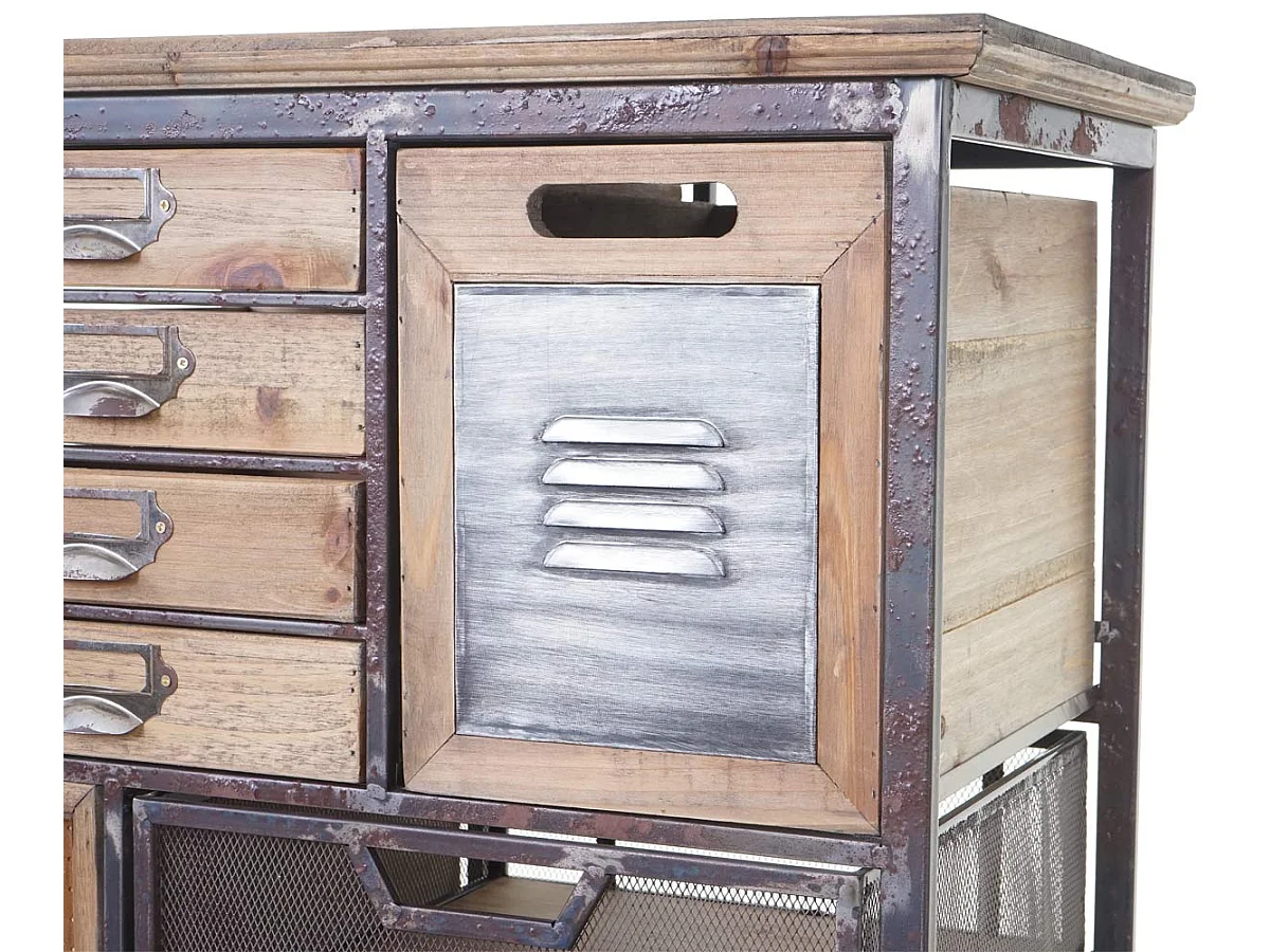 Apothekerskast MCW-A43 Massief sparrenhout