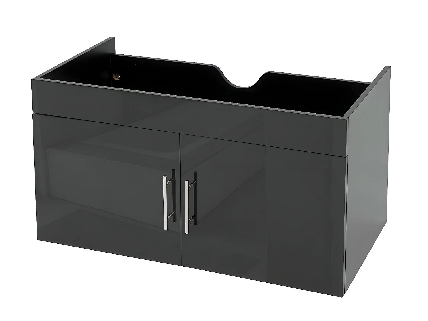 Meuble sous-lavabo MCW-D16,  gris