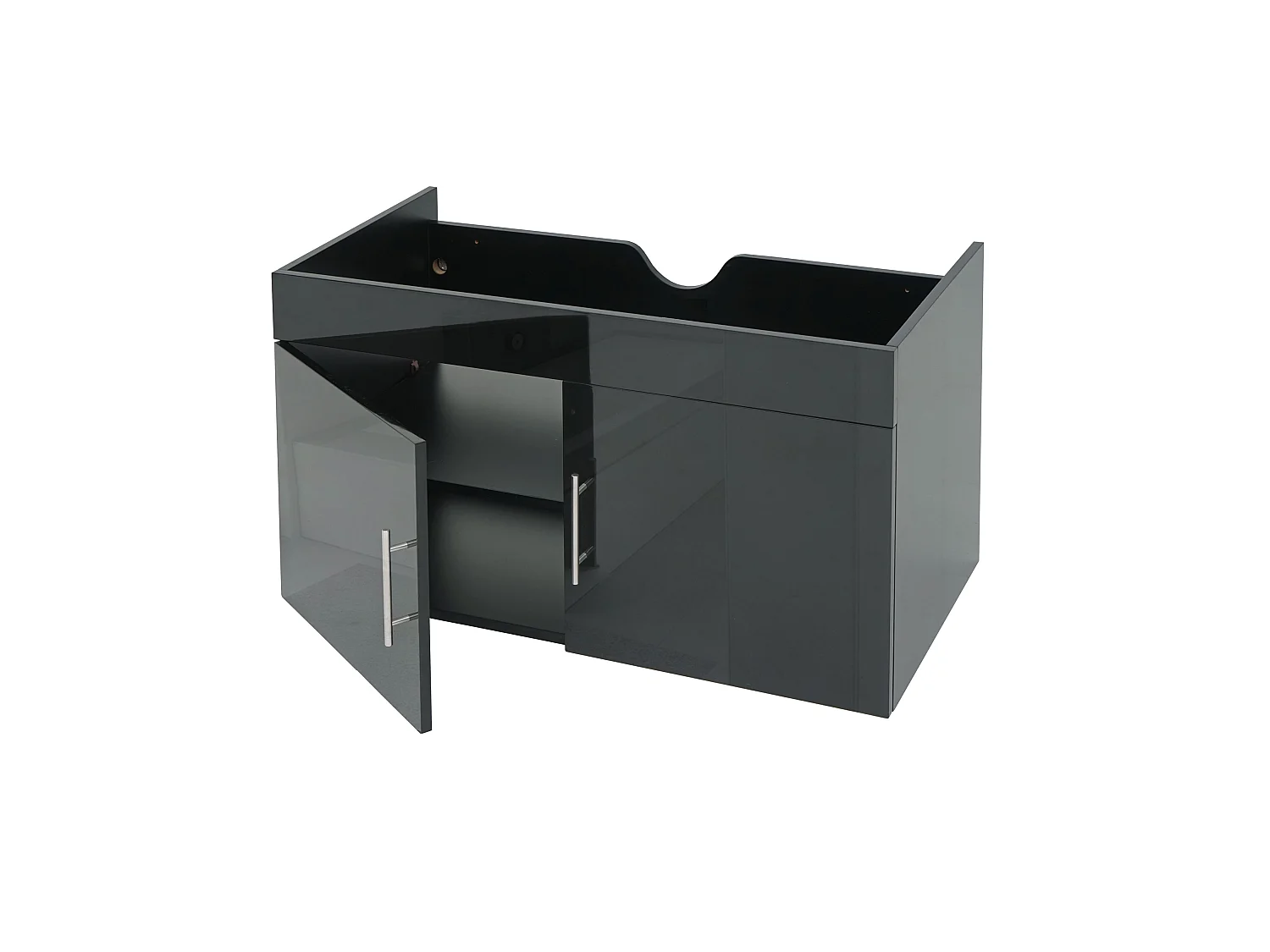 Móvel de toucador MCW-D16,  preto