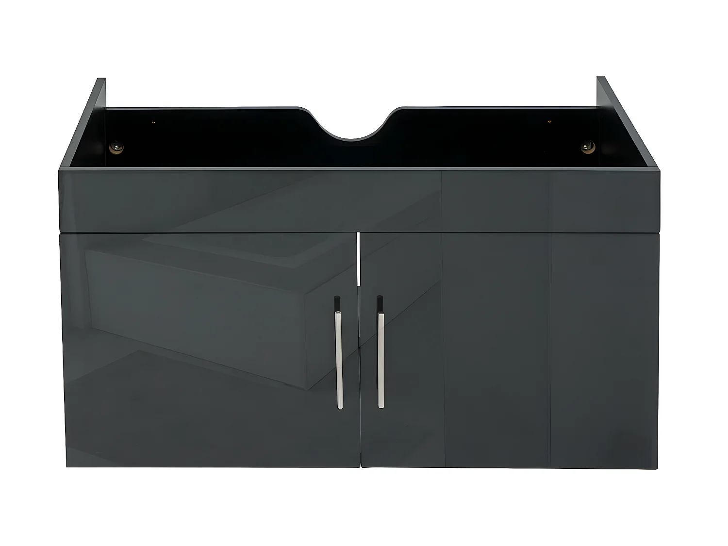 Meuble sous-lavabo MCW-D16,  gris