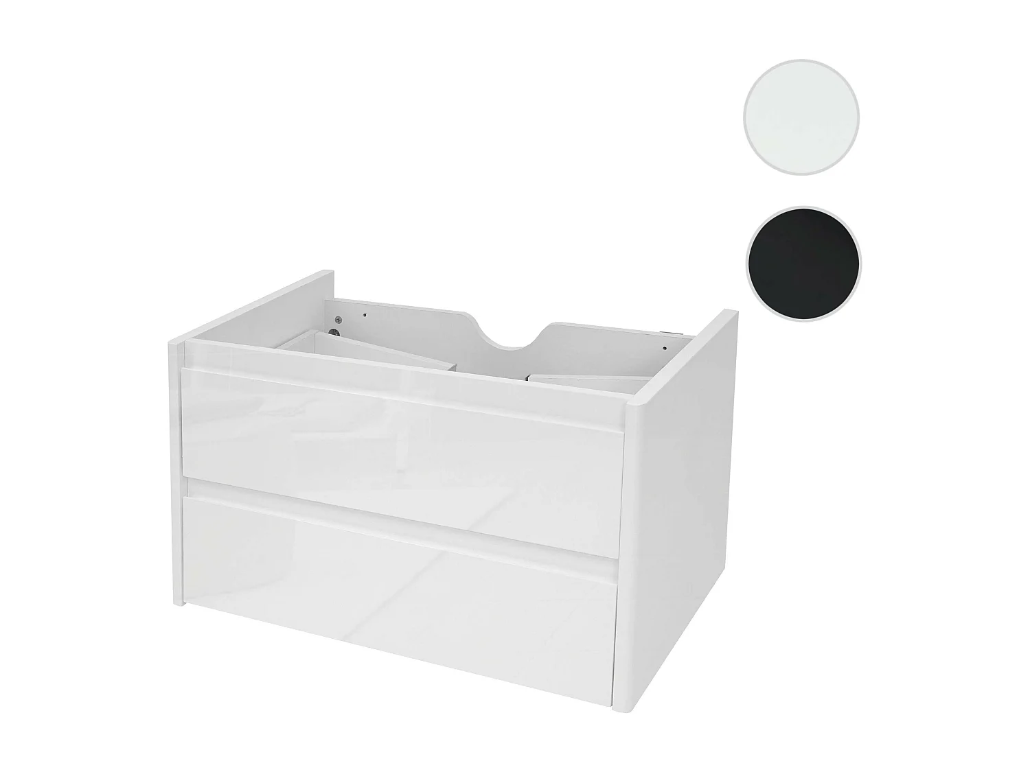 Meuble sous-lavabo MCW-B19,  blanc