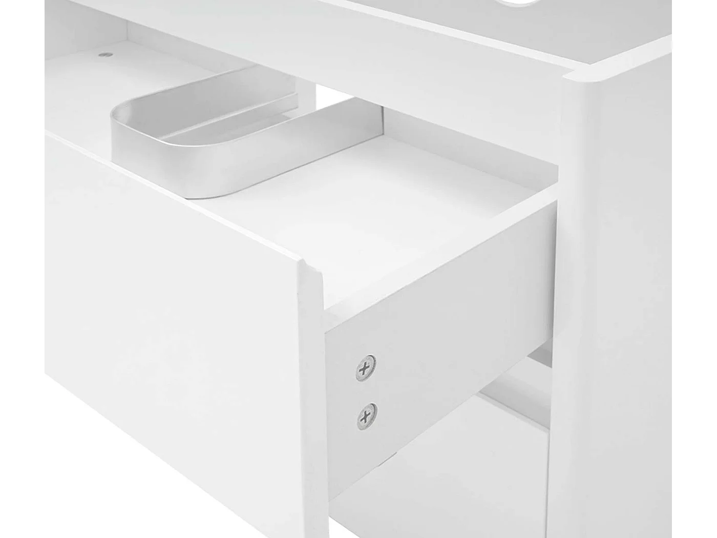 Meuble sous-lavabo MCW-B19,  blanc