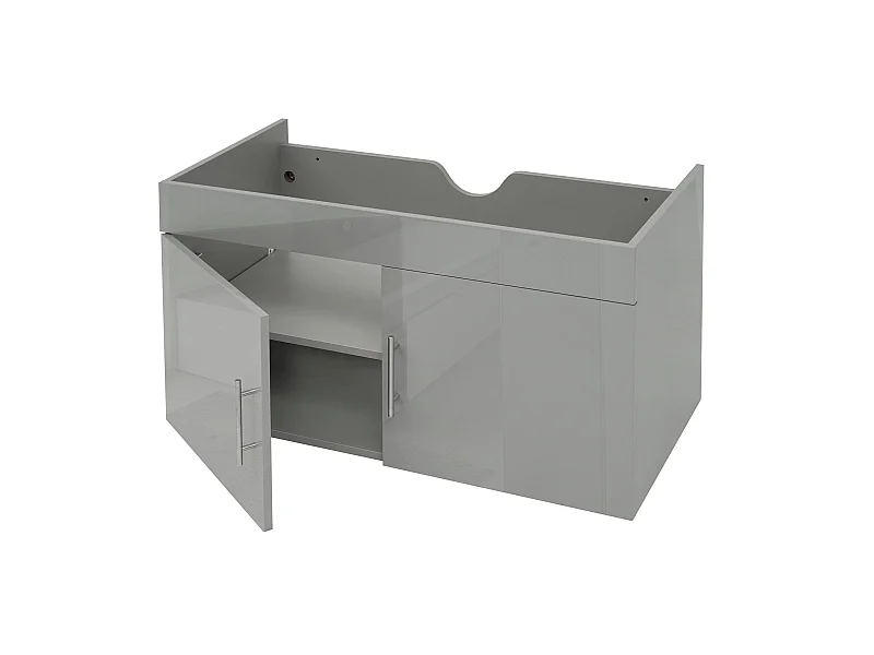 Meuble sous-lavabo MCW-D16,  gris