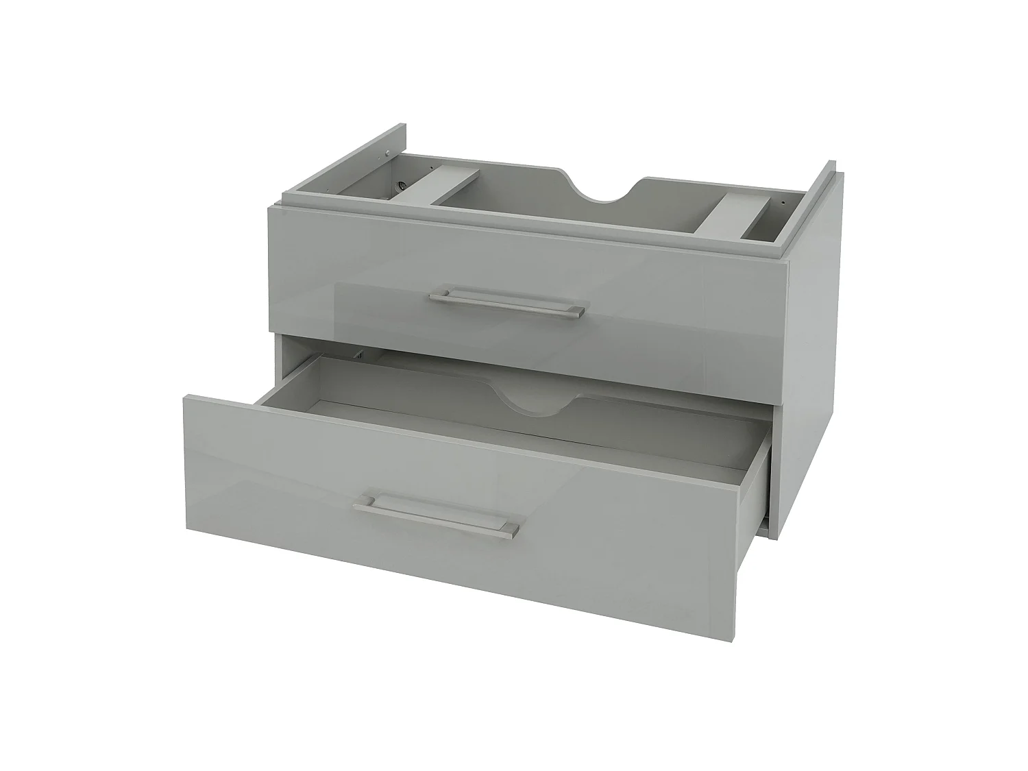 Móvel de lavatório Premium MCW-D16,  cinzento