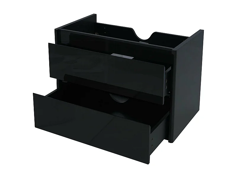 Meuble sous-lavabo MCW-B19,  noir