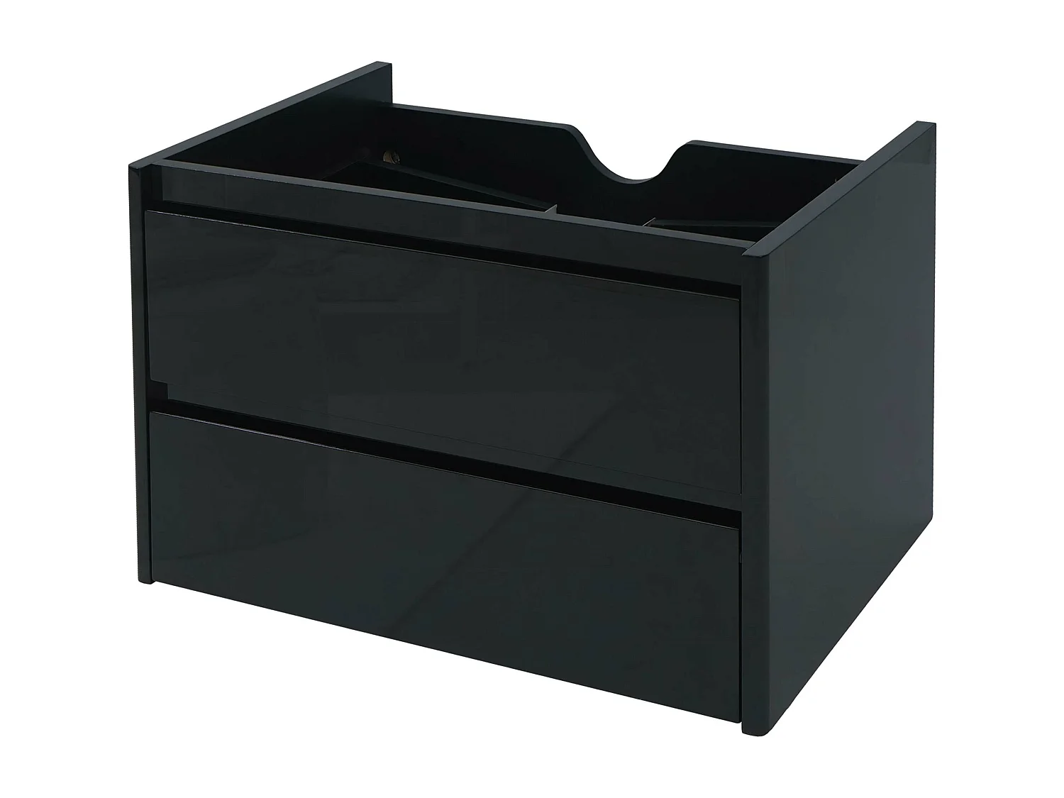 Meuble sous-lavabo MCW-B19,  noir