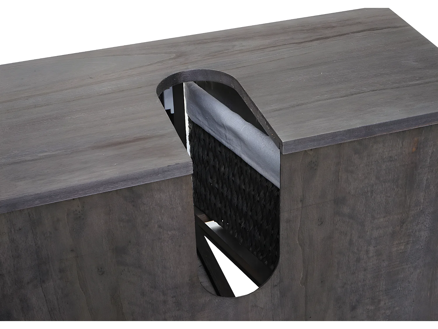 Meuble sous-lavabo MCW-H20,  shabby gris-brun