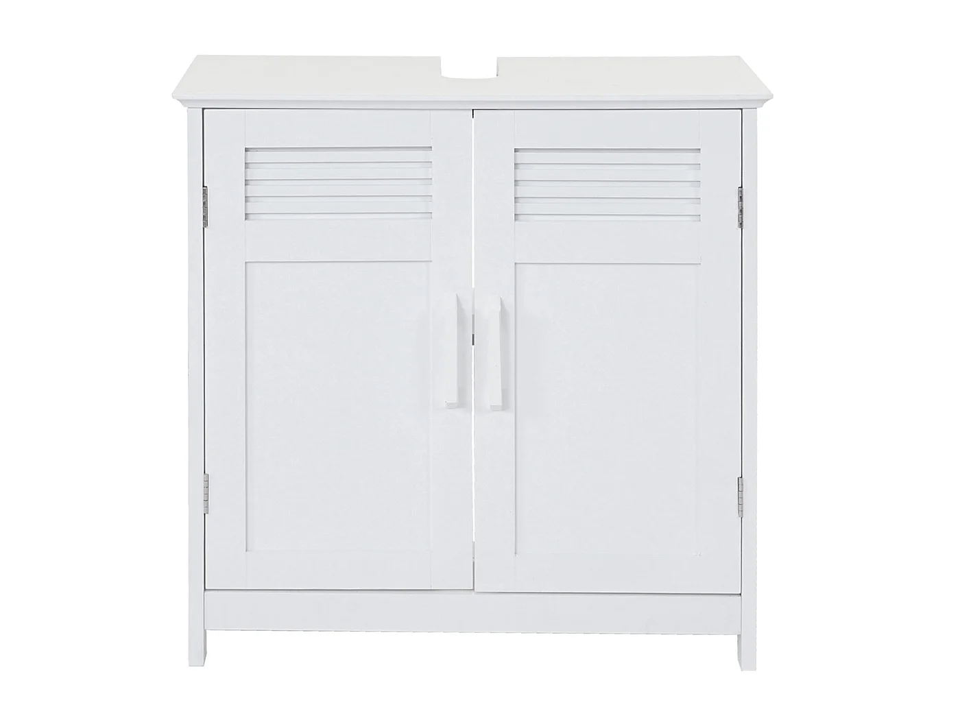 Meuble sous-lavabo MCW-A85,  blanc